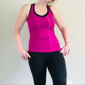 Lululemon Pink Workout Tank Top Size 8/ Medium
